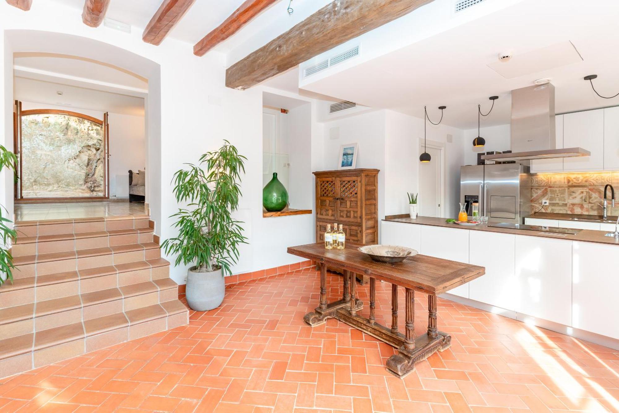 La Terraza - Grosszuegiges Appartment In Katalanischer Masia Sant Iscle De Vallalta ภายนอก รูปภาพ